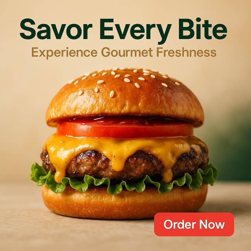 Burger Takeaway creative